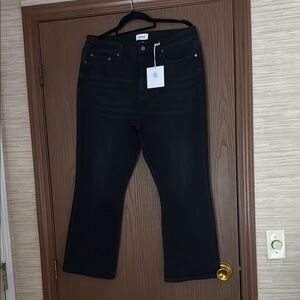 Pistola Denim Black Flare Wide Leg Jeans (Joyride)